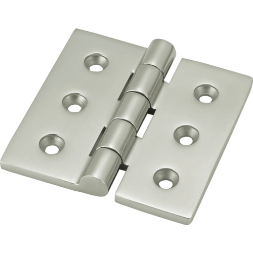 トラスコ中山 TRUSCO ステンレス重量平型蝶番 全長100mm (1個=1袋)(ご注文単位1個)【直送品】