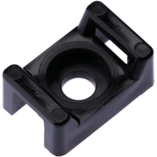 トラスコ中山 パンドウイット タイマウント 耐候性黒 10.8×16.8×H7 403-8649(ご注文単位1袋)【直送品】