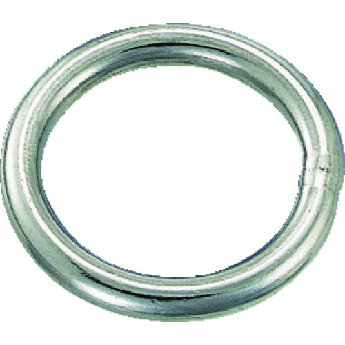 トラスコ中山 TRUSCO ステンレス 丸リンク 線径8mm 内径40mm(ご注文単位1袋)【直送品】