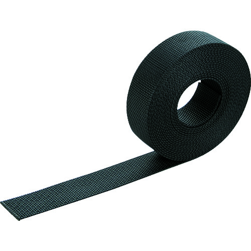 トラスコ中山 TRUSCO ナイロン平ベルト 1.6t×30mm×5m 黒(ご注文単位1巻)【直送品】