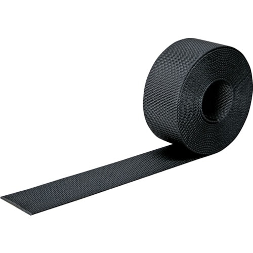 トラスコ中山 TRUSCO ナイロン平ベルトト 2.0tx50mmx10m 黒(ご注文単位1巻)【直送品】