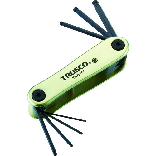 トラスコ中山 TRUSCO ボールポイント六角棒レンチセット ナイフ式(ご注文単位1セット)【直送品】