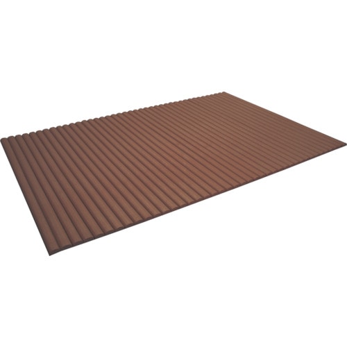 トラスコ中山 TRUSCO ジャバラマット 600X900mm ブラウン(ご注文単位1枚)【直送品】