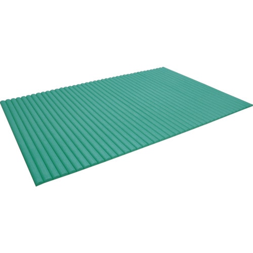 トラスコ中山 TRUSCO ジャバラマット 600X900mm グリーン(ご注文単位1枚)【直送品】