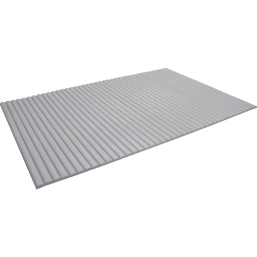 トラスコ中山 TRUSCO ジャバラマット 600X900mm ライトグレー(ご注文単位1枚)【直送品】
