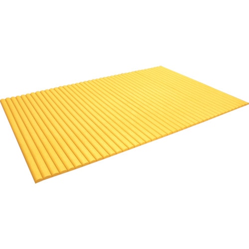 トラスコ中山 TRUSCO ジャバラマット 600X900mm イエロー(ご注文単位1枚)【直送品】