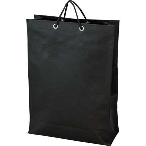 トラスコ中山 TRUSCO 不織布バッグ 黒 320×440×120mm (10枚入)(ご注文単位1袋)【直送品】