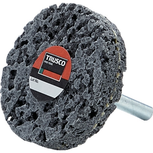 トラスコ中山 TRUSCO 軸付ナイロンホイール 軸径6mm #120(ご注文単位5個)【直送品】