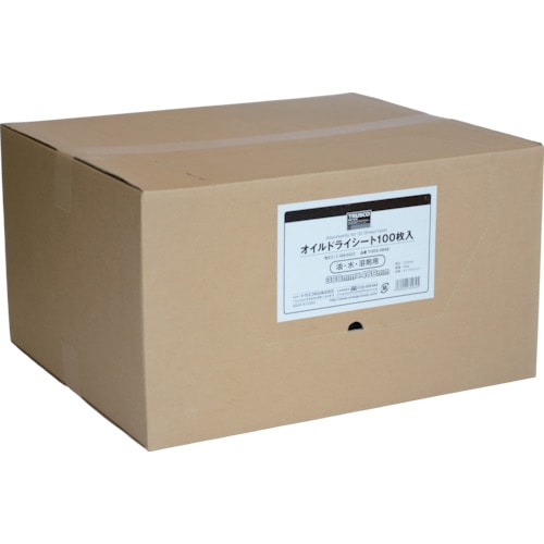 トラスコ中山 TRUSCO オイルドライシート 380×480 (100枚入)(ご注文単位1箱)【直送品】