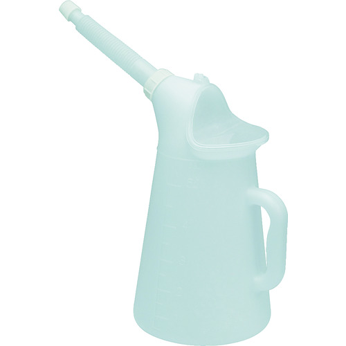 トラスコ中山 TRUSCO ふた付きポリジョッキ 5L(ご注文単位1個)【直送品】