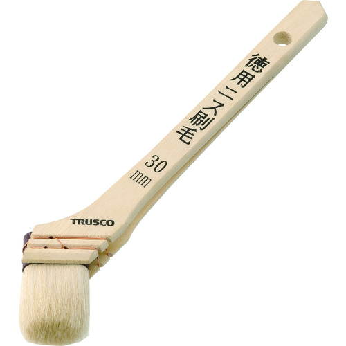 トラスコ中山 TRUSCO 徳用ニス刷毛木柄 10号(ご注文単位1袋)【直送品】