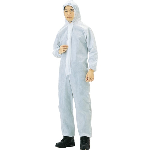 トラスコ中山 TRUSCO 不織布使い捨て保護服 3Lサイズ（ご注文単位1着）【直送品】