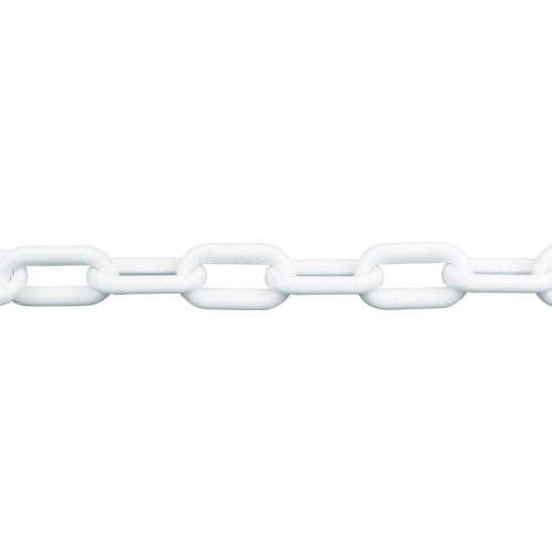 トラスコ中山 TRUSCO プラチェーン 白 8mmX2M(ご注文単位1本)【直送品】