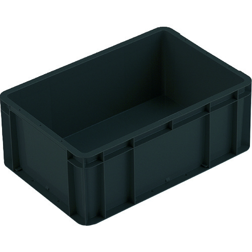 トラスコ中山 リス 導電性コンテナ 454641 TP型コンテナーTP-342B導電ブラック(ご注文単位1個)【直送品】