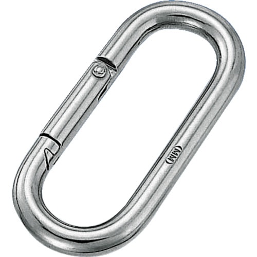 トラスコ中山 TRUSCO プチカラビナ ステンレス製 8mm(ご注文単位1個)【直送品】