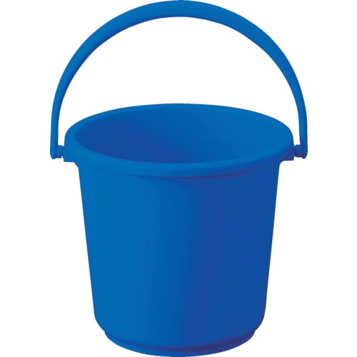 トラスコ中山 TRUSCO PPカラーバケツ 10L 青(ご注文単位1個)【直送品】