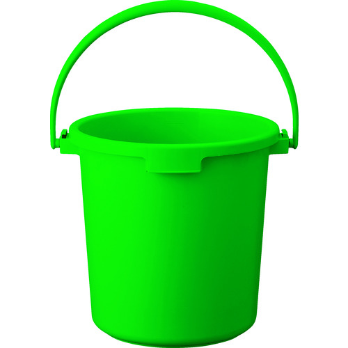トラスコ中山 TRUSCO PPカラーバケツ 22L 緑(ご注文単位1個)【直送品】