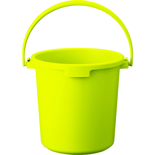 トラスコ中山 TRUSCO PPカラーバケツ 22L 黄(ご注文単位1個)【直送品】