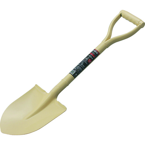トラスコ中山 TRUSCO パイプ柄ミニショベル 丸形 全長650mm(ご注文単位1本)【直送品】