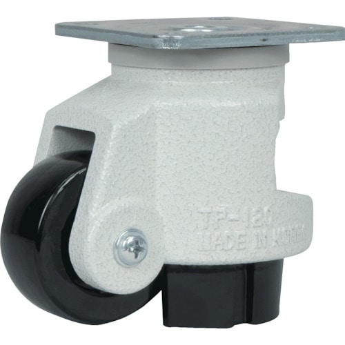 トラスコ中山 SAMSONG パーキングキャスター 自在 ナイロン車輪 74mm 763-0425(ご注文単位1個)【直送品】