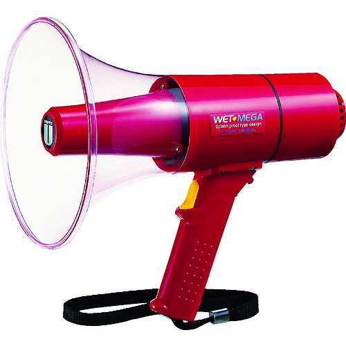 トラスコ中山 ユニペックス 防滴形メガホン 15W サイレン付(ご注文単位1台)【直送品】