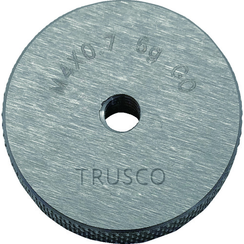 トラスコ中山 TRUSCO ねじ用リングゲージ 通り 6g M14×2.0（ご注文単位1個）【直送品】