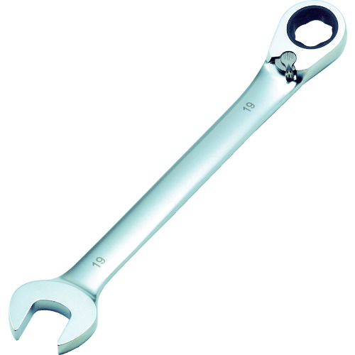 トラスコ中山 TRUSCO 切替式ラチェットコンビネーションフラワーレンチ 10mm(ご注文単位1個)【直送品】