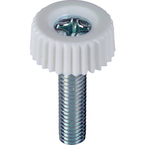 トラスコ中山 TRUSCO 十字穴付化粧ビス M6×25 白(10個入)(ご注文単位1袋)【直送品】