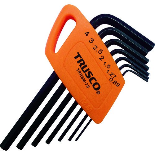 トラスコ中山 TRUSCO ミニ六角棒レンチセット 7本組(ご注文単位1セット)【直送品】