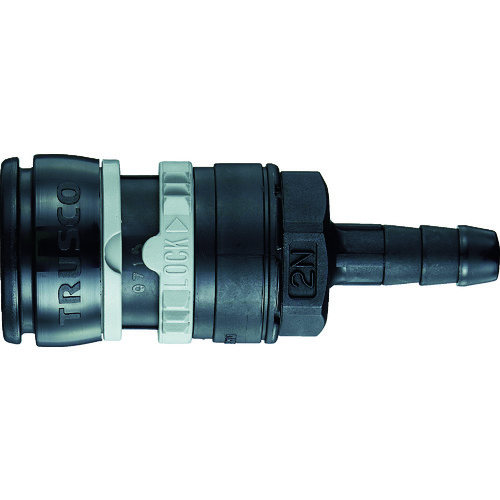 トラスコ中山 TRUSCO 樹脂継手ソケット ホース取付用 819-5065(ご注文単位1個)【直送品】