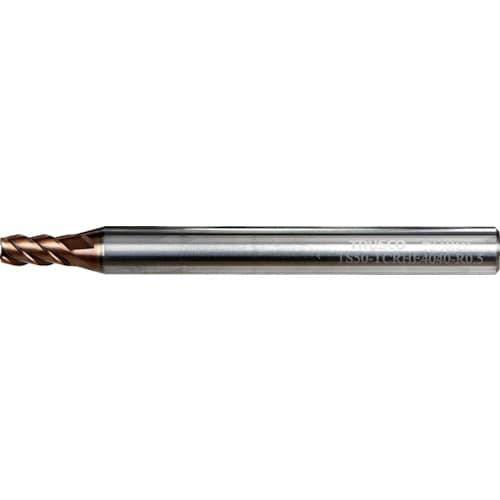 トラスコ中山 TRUSCO エンドミル 超硬ハイヘリカルラジアスエンドミル(4枚刃)Φ4XR0.5（ご注文単位1本）【直送品】