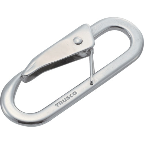 トラスコ中山 TRUSCO スナップフック ステンレス製 C型 線径Φ8×開口14mm (1個入)(ご注文単位1袋)【直送品】