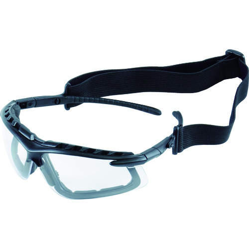 トラスコ中山 TRUSCO 二眼型セーフティグラス (ゴーグル兼用タイプ)(ご注文単位1個)【直送品】