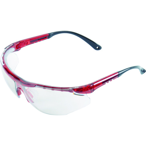 トラスコ中山 TRUSCO 二眼型セーフティグラス (フィットタイプ) レッド 488-9941(ご注文単位1個)【直送品】