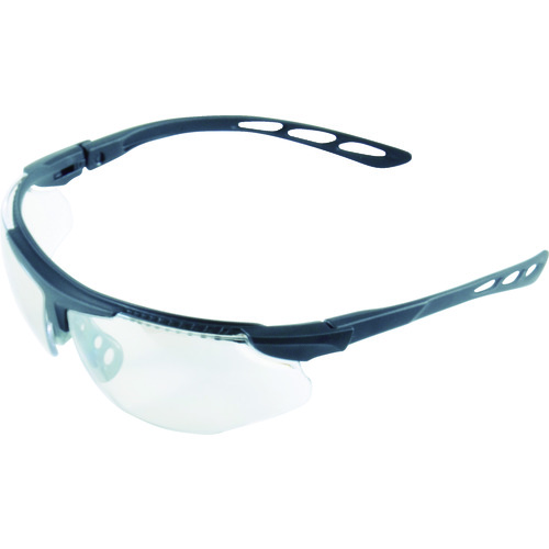 トラスコ中山 TRUSCO 二眼型セーフティグラス (フィットタイプ) ブラック 488-9967(ご注文単位1個)【直送品】