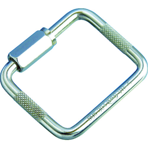 トラスコ中山 TRUSCO 四角リングキャッチ ステンレス製 3mm(ご注文単位1個)【直送品】