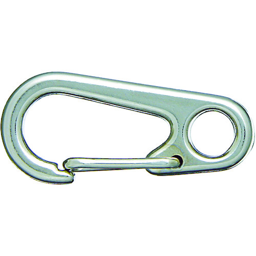 トラスコ中山 ニッサチェイン ニッケルスプリングスナップ(34mm×4個入り)(ご注文単位1袋)【直送品】