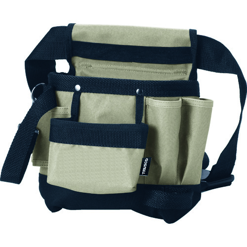トラスコ中山 TRUSCO ツールバッグ ツールホルスター 5ポケット(ご注文単位1個)【直送品】