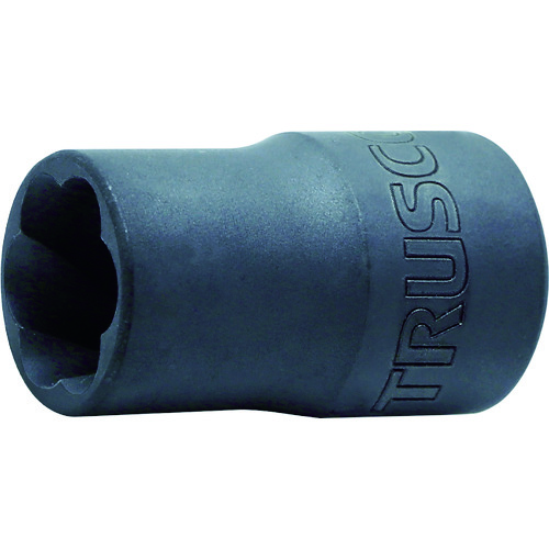 トラスコ中山 TRUSCO なめたボルト・ナット外し用ツイストソケット 12mm 差込角9.5(ご注文単位1個)【直送品】