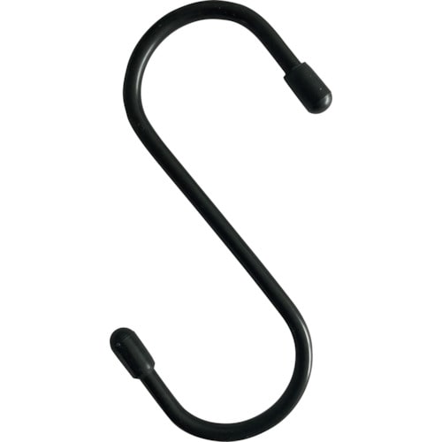 トラスコ中山 TRUSCO まとめ買い スチールSフック 50mm 黒 10個(ご注文単位1組)【直送品】