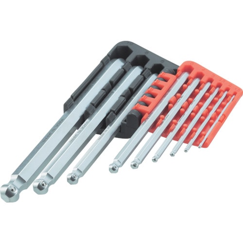 トラスコ中山 TRUSCO ボールトーションレンチセット 9本組(ご注文単位1セット)【直送品】