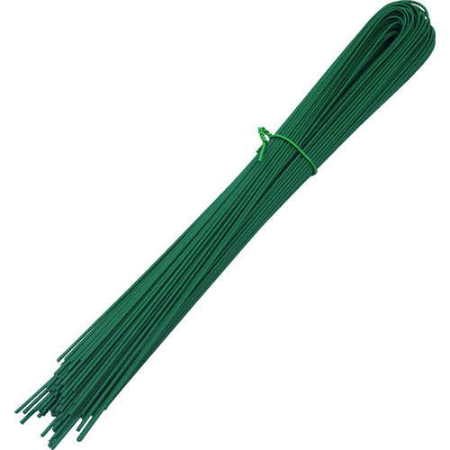 トラスコ中山 TRUSCO 錆びに強いU字被覆結束線 緑色 450mm 約210g(ご注文単位1束)【直送品】