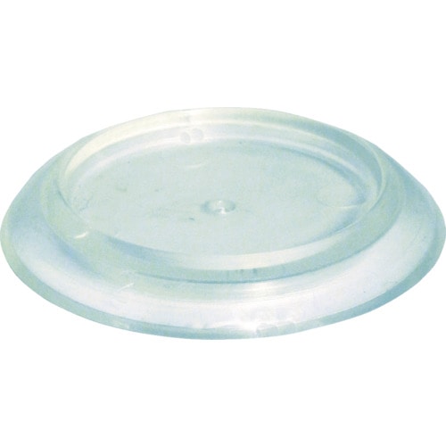 トラスコ中山 TRUSCO キャスタ-用受け皿 64mm 透明(ご注文単位1個)【直送品】