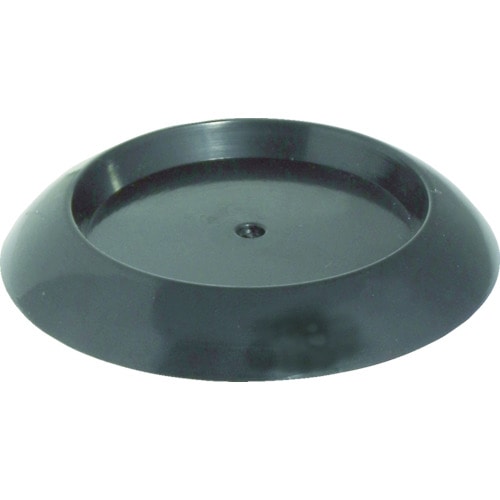 トラスコ中山 TRUSCO キャスタ-用受け皿 71.5mm 黒(ご注文単位1個)【直送品】