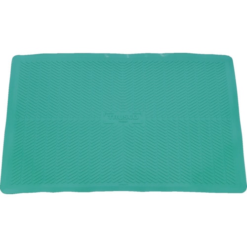 トラスコ中山 TRUSCO HYPER V ノンスリップマット 緑 650×450(ご注文単位1枚)【直送品】