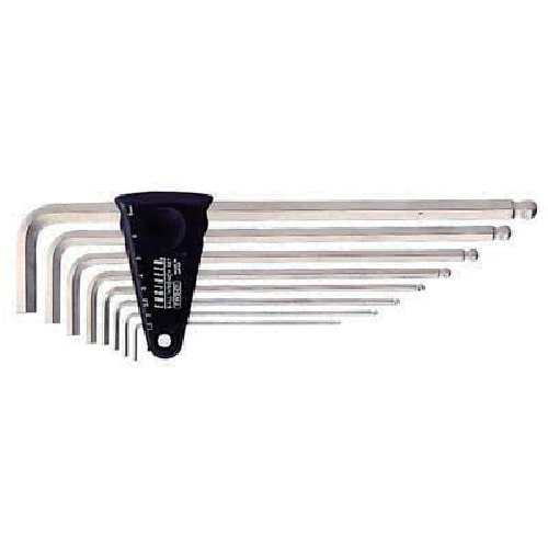 トラスコ中山 エンジニア ボールレンチセット(ロングタイプ)(ご注文単位1個)【直送品】