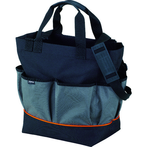 トラスコ中山 TRUSCO ワークトートバッグ ブラック(ご注文単位1個)【直送品】