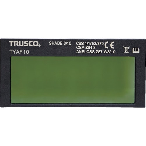 トラスコ中山 TRUSCO 手持ち面用自動遮光フィルタ#10(ご注文単位1枚)【直送品】