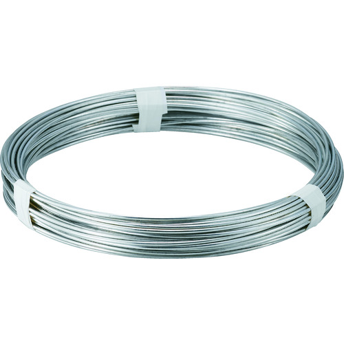 トラスコ中山 TRUSCO スチール針金 #12 線径2.6mm 1kg 溶融亜鉛メッキ(ご注文単位1巻)【直送品】