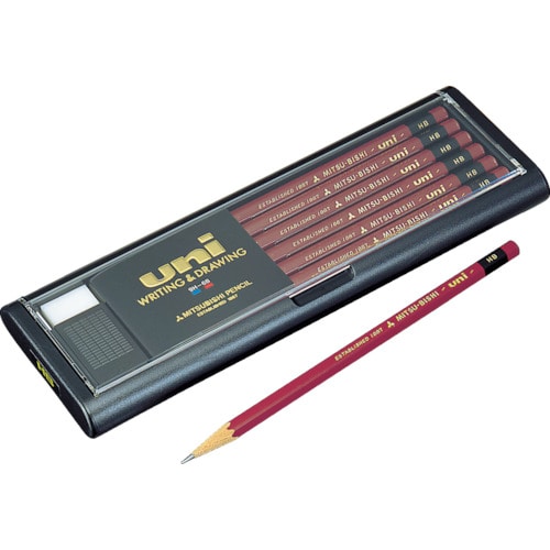 トラスコ中山 uni ユニ鉛筆 2H (12本入)(ご注文単位1箱)【直送品】